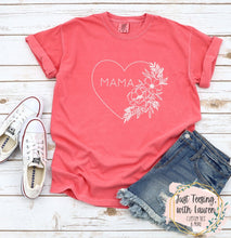 Load image into Gallery viewer, Mama Floral Heart- Adult
