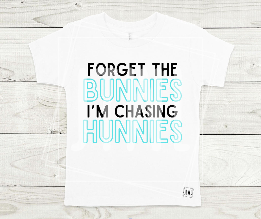 Chasing Hunnies: Black Text- All Sizes