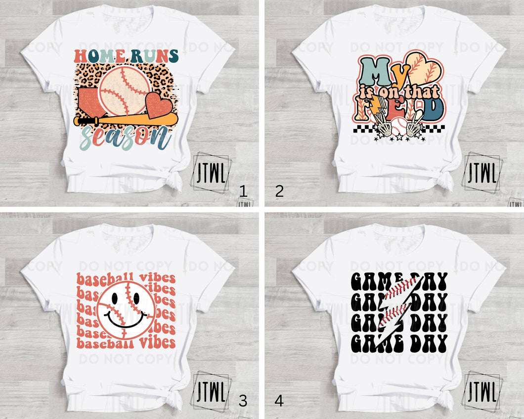 Choose Your Fave!: Baseball- All Sizes