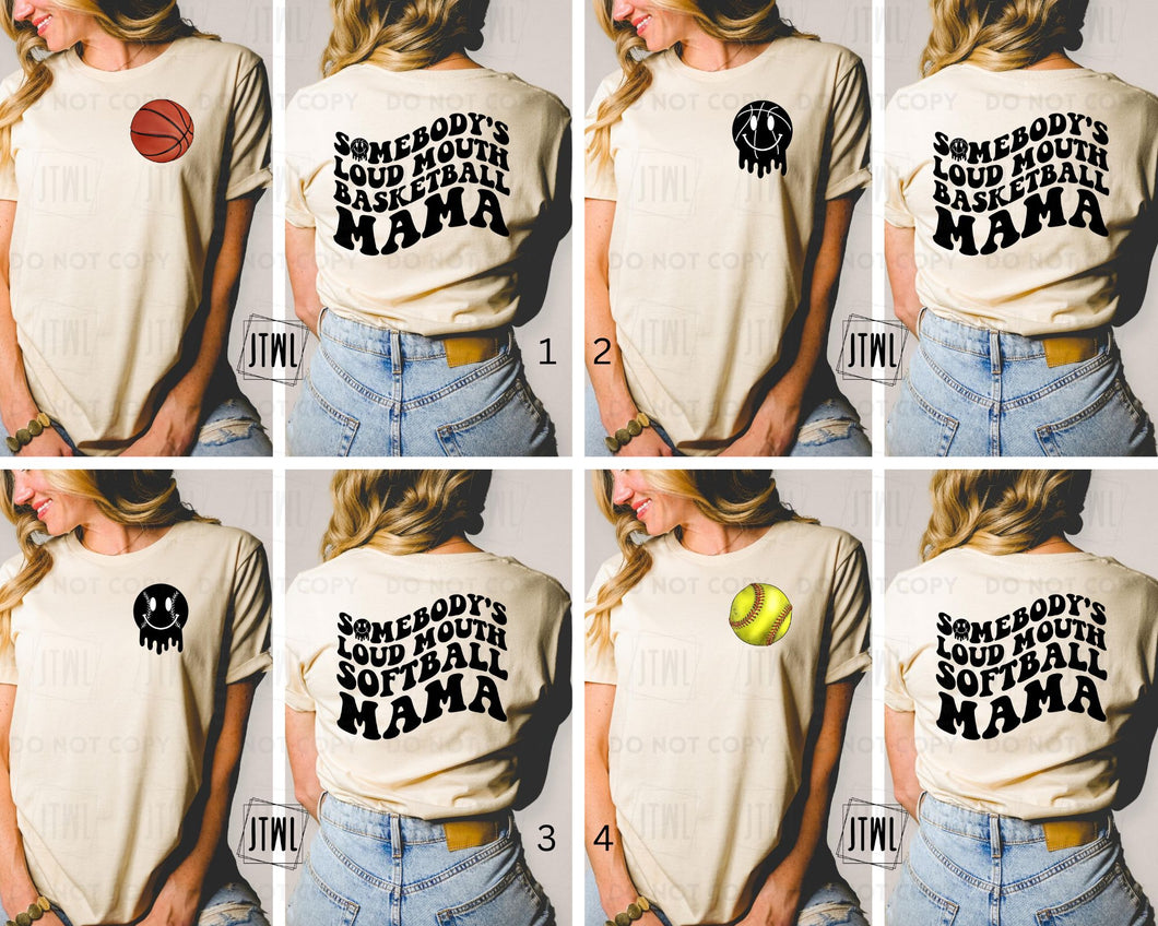 Choose Your Fave!: Basketball & Softball Mama- Adult