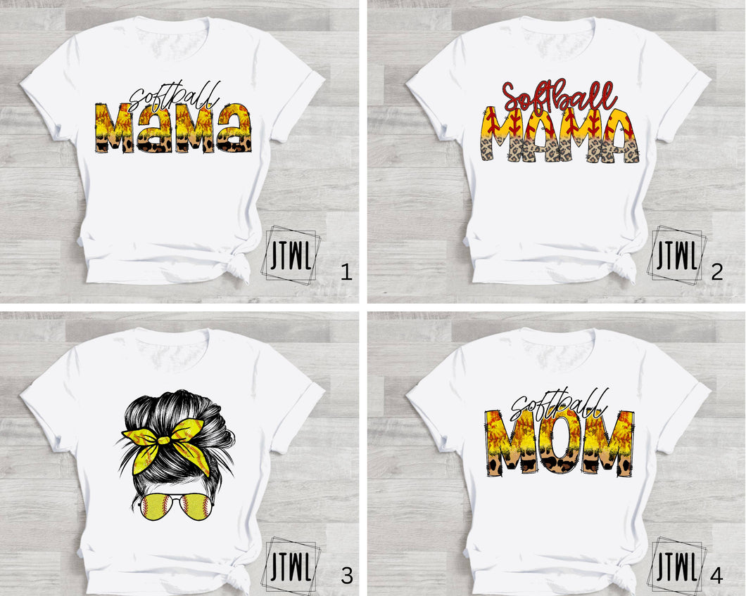 Softball Mama: Choose Your Style!- Adult