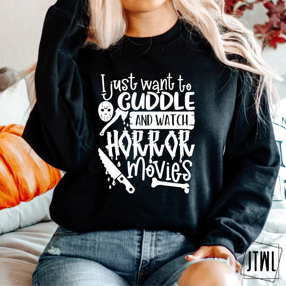 Cuddle & Watch Horror Movies- Adult