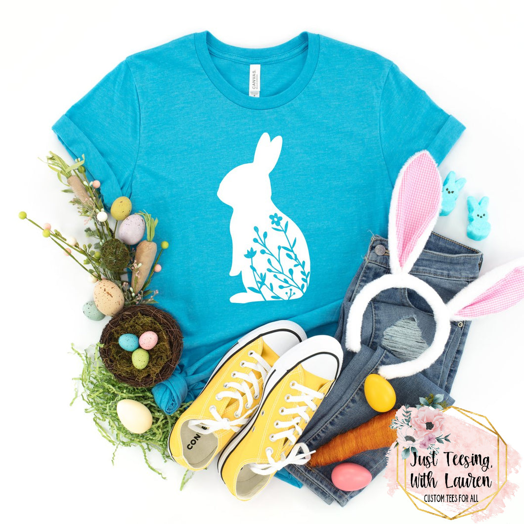 Floral Bunny- Adult