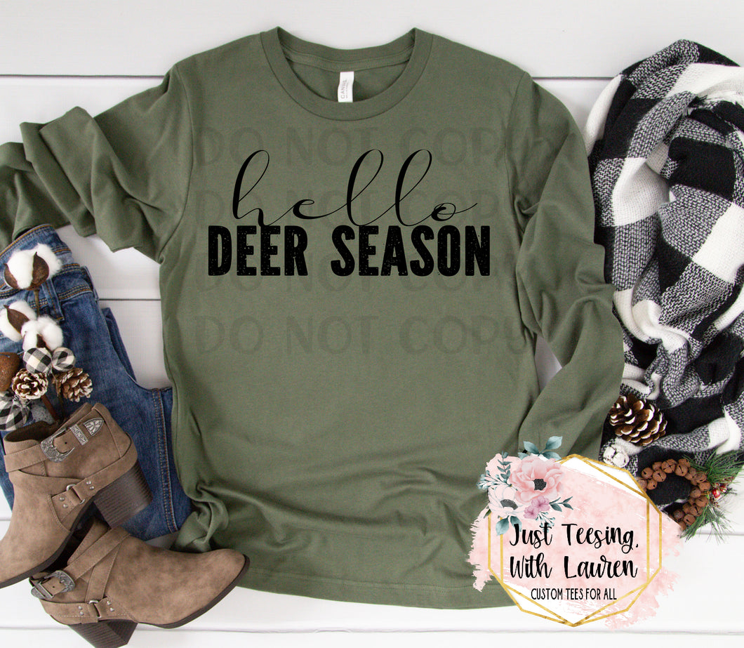 Hello Deer Season- Adult