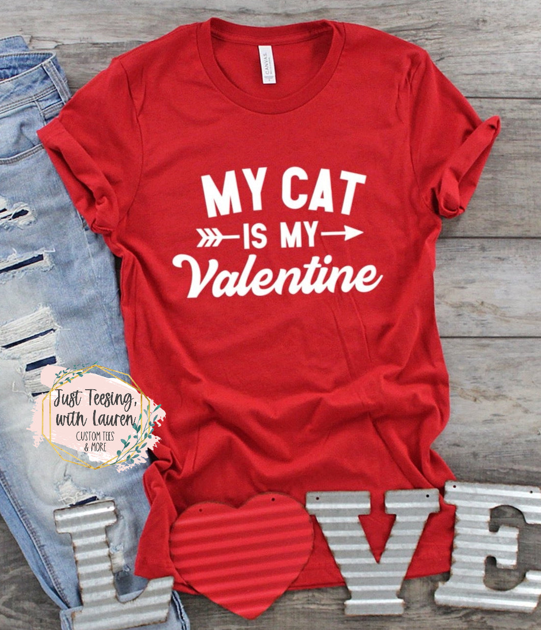 My Cat Is My Valentine- Adult