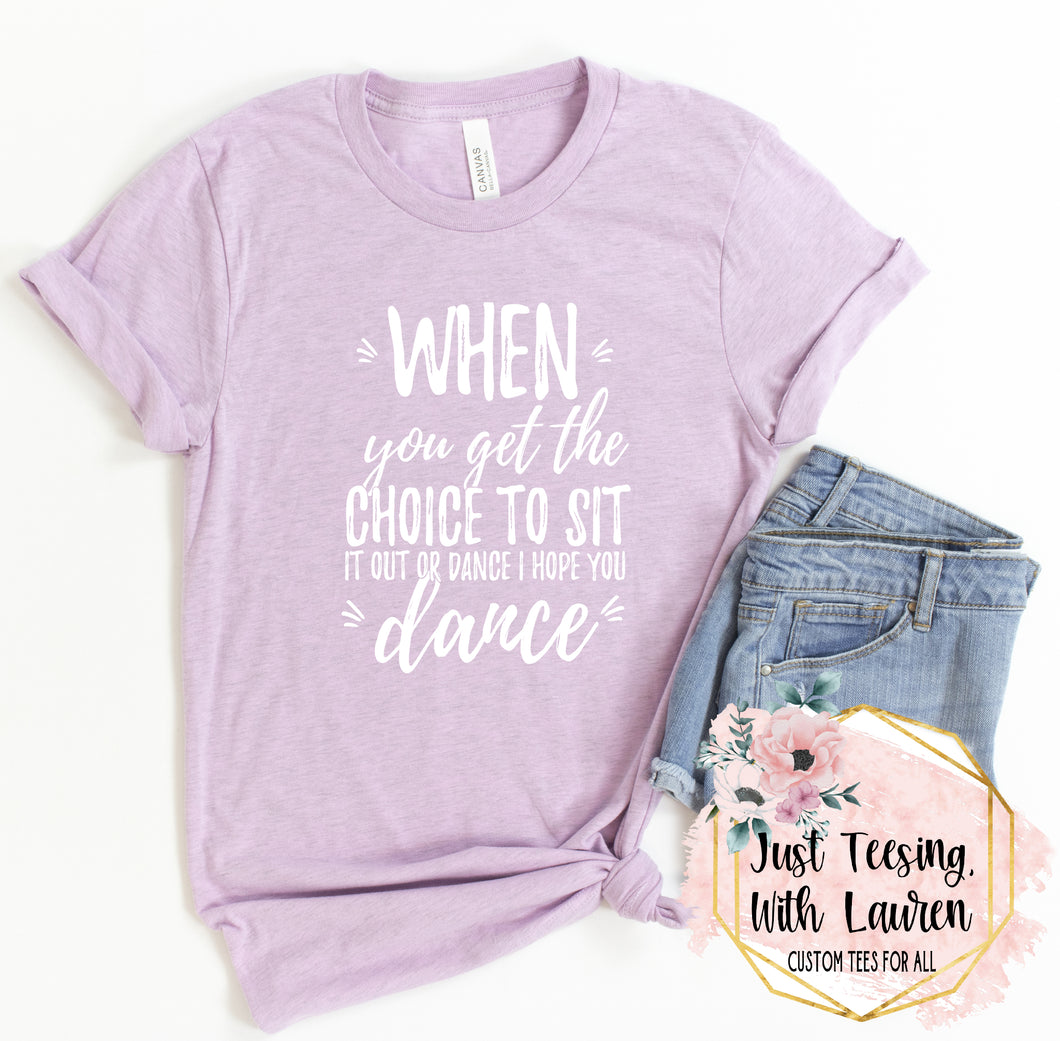 I Hope You Dance!