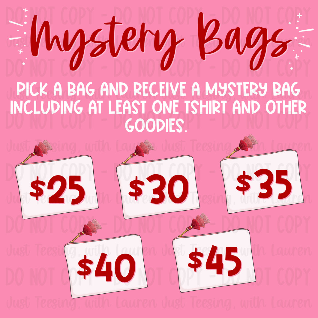 Mystery Bags: Pick Your Theme! -All Sizes Available