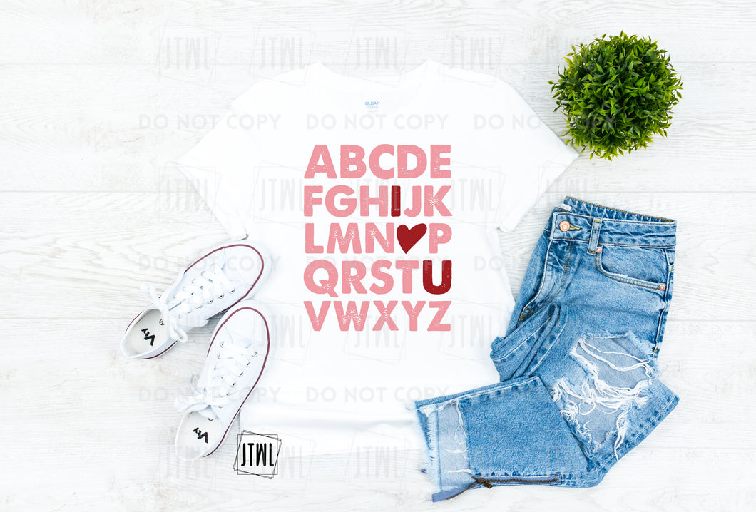 I Love You- Toddler/ Youth