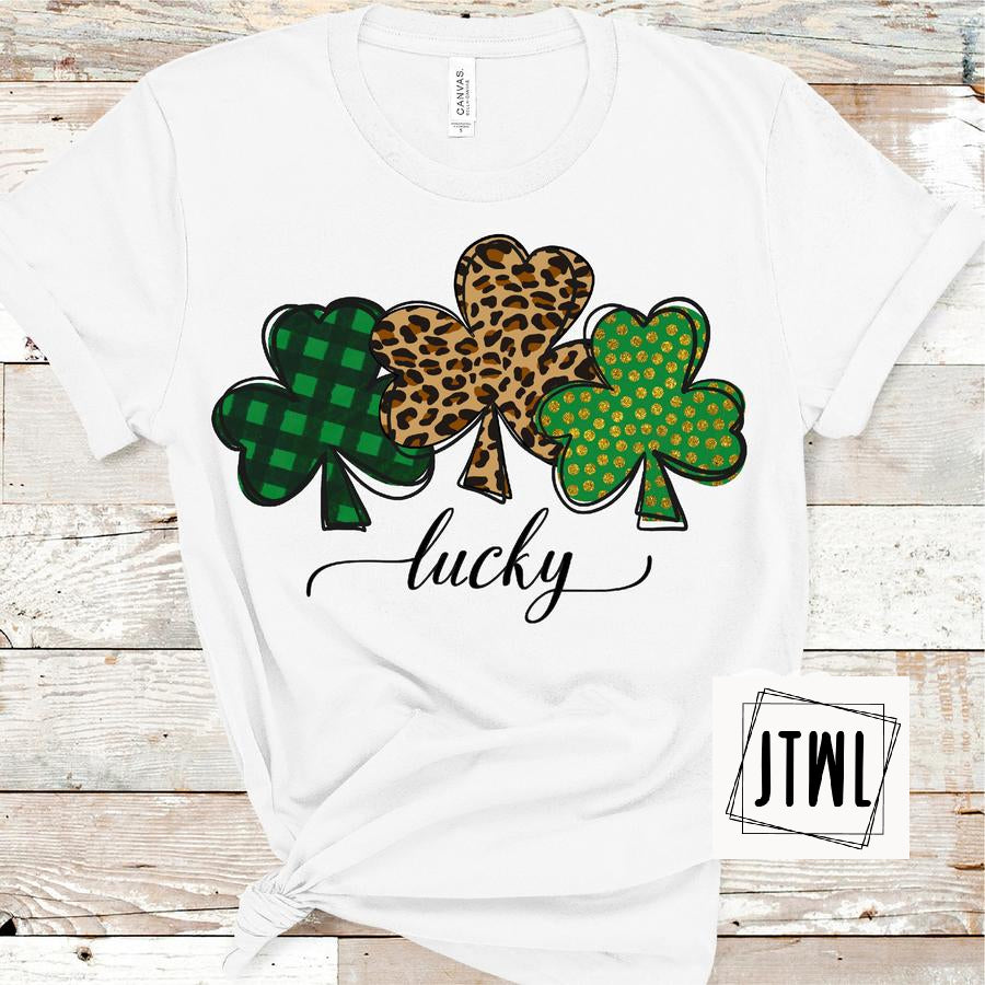 Lucky Clovers Trio (seconds quality image)- Adult