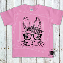 Load image into Gallery viewer, Floral Bunny- Toddler/ Youth
