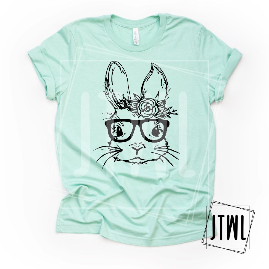 Floral Bunny- Adult