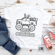 Load image into Gallery viewer, Egg Crusher Coloring Tee: Perfect For Easter Baskets!- Toddler/ Youth

