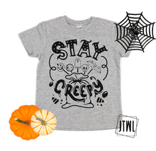Load image into Gallery viewer, Stay Creepy- Black Print- Toddler/Youth
