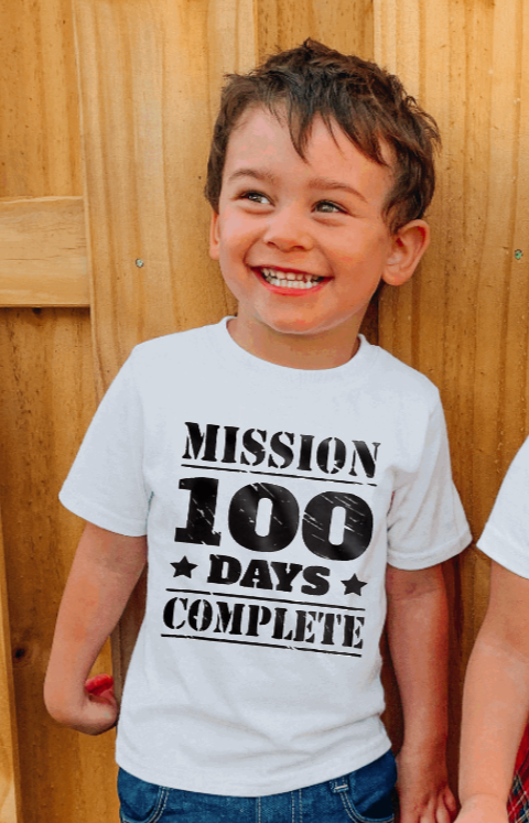 Mission 100 Days Complete- Toddler/Youth