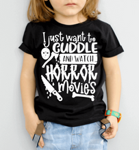 Load image into Gallery viewer, Cuddle &amp; Watch Horror Movies- Toddler/Youth
