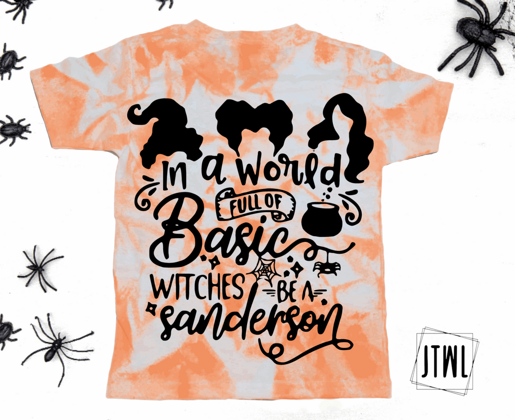 Be A Sanderson- Black Print- Toddler/Youth