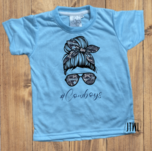 Load image into Gallery viewer, Cowboys Solid Poly Tee (choose your color)
