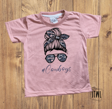 Load image into Gallery viewer, Cowboys Solid Poly Tee (choose your color)
