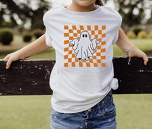 Load image into Gallery viewer, Checkered Ghost- Toddler/Youth
