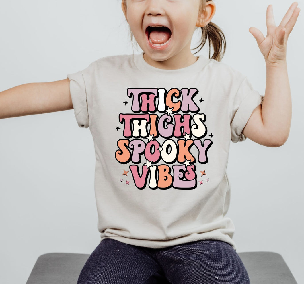 Thick Thighs Spooky Vibes- Toddler/Youth