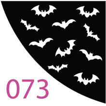 Load image into Gallery viewer, Halloween Bleached Sleeves- Choose One: Bats, Spider Web, Pumpkins, Faces, Leopard Print
