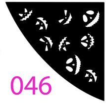 Load image into Gallery viewer, Halloween Bleached Sleeves- Choose One: Bats, Spider Web, Pumpkins, Faces, Leopard Print
