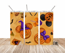Load image into Gallery viewer, Mouse Snacks Halloween Party 20 oz Tumbler
