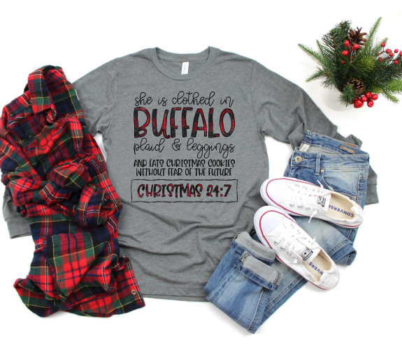 Buffalo Plaid & Leggings- Adult