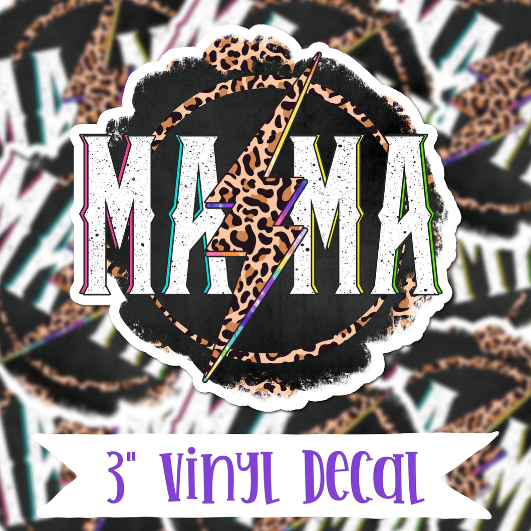 Mama Bolt Vinyl Sticker Decal