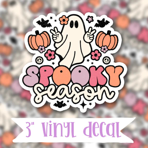 Spooky Season Vinyl Sticker Decal