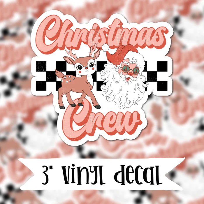 Christmas Crew Vinyl Sticker Decal