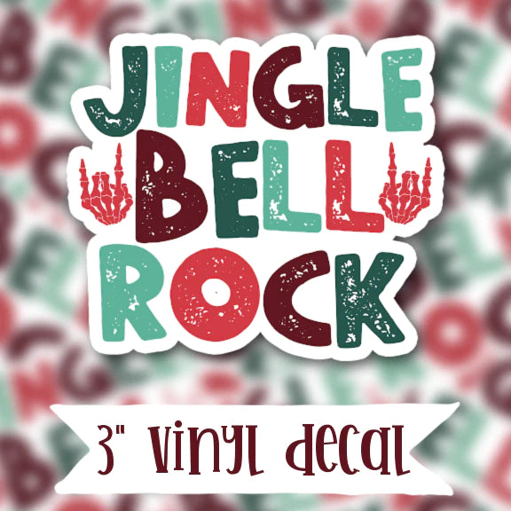 Jingle Bell Rock Vinyl Sticker Decal