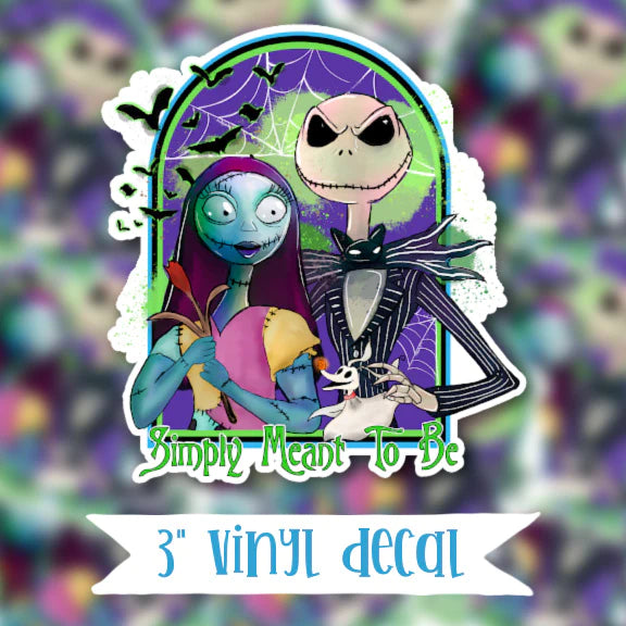 Simply Meant To Be Vinyl Sticker Decal