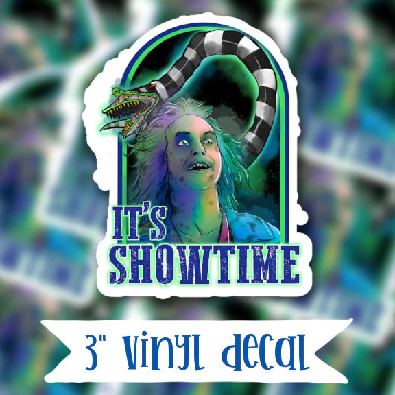 It's Showtime Vinyl Sticker Decal