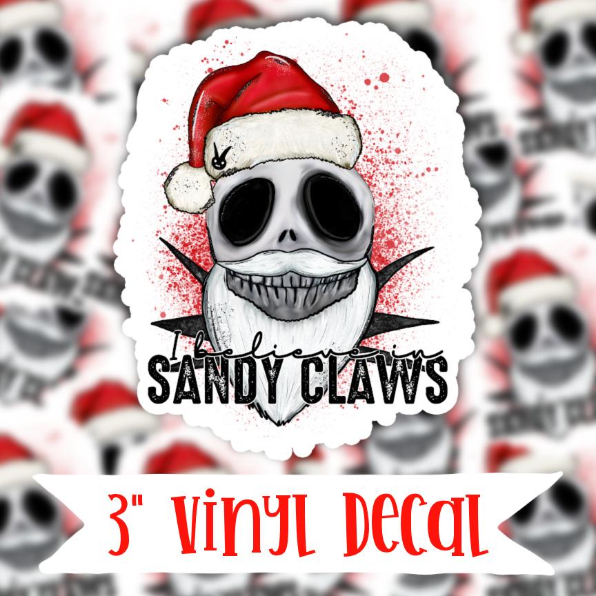 Sandy Claws Vinyl Sticker Decal