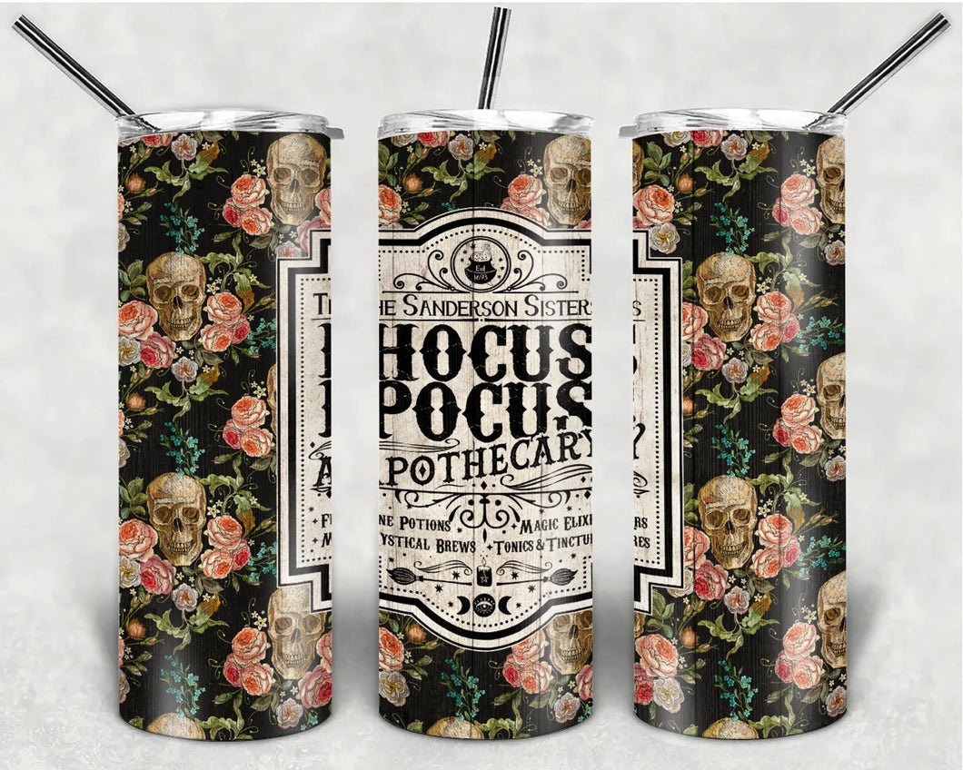 Hocus Pocus Apothecary Floral 20 oz Tumbler