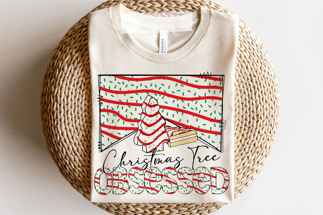 Christmas Tree Obsessed DTF- Adult