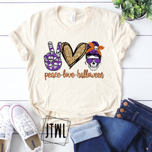 Load image into Gallery viewer, Peace Love Halloween- Adult
