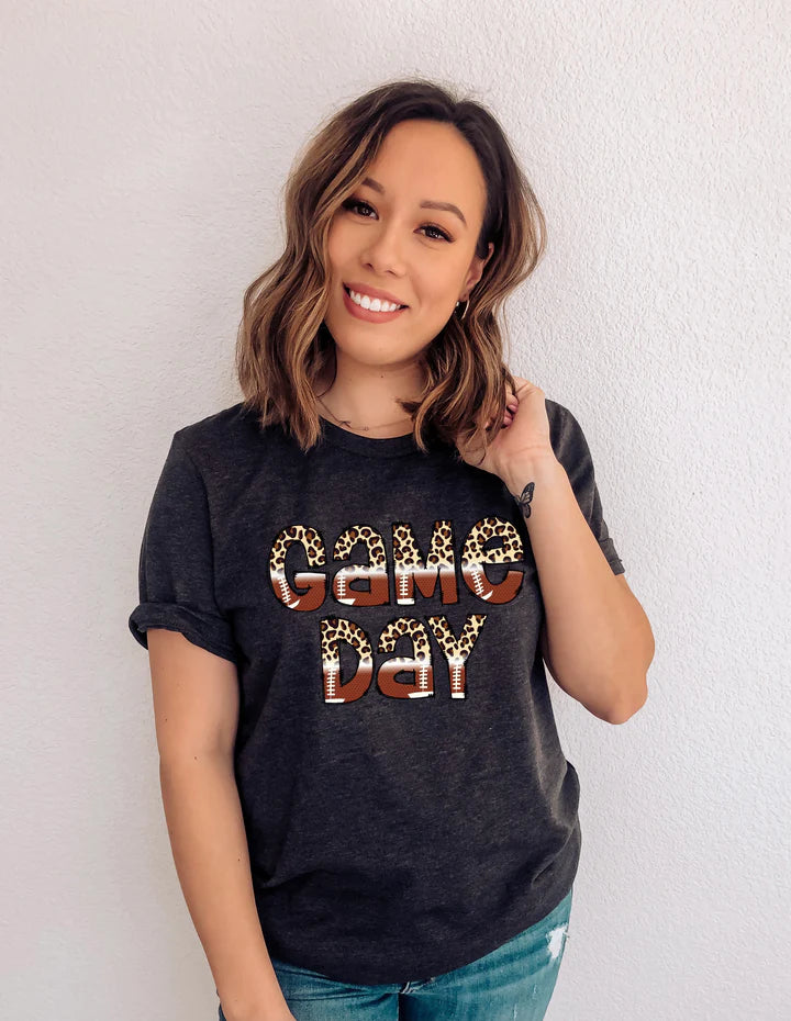 Game Day- Leopard Letters- Adult